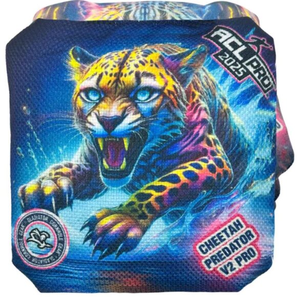 Gladiator Cornhole Gear 2025 Cheetah Predator Pro Bags & Sidekick carrying case - Picture 1 of 5